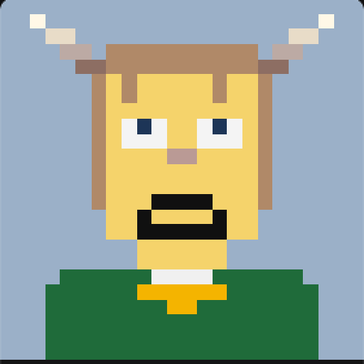 Stonk Broker number 1670 pixel portrait