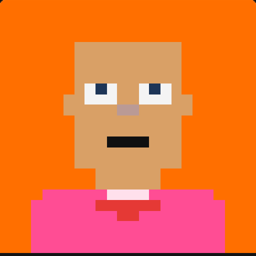Stonk Broker number 1707 pixel portrait