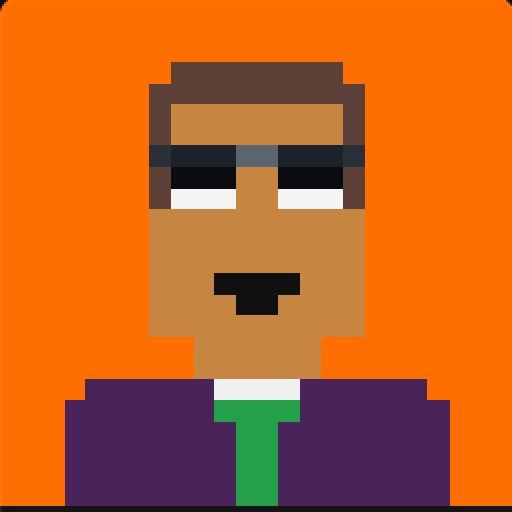 Stonk Broker number 1445 pixel portrait